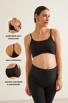 TOP AMAMENTAÇÃO DE ALGODÃO CONFORTO MÁXIMO