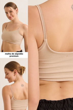 TOP AMAMENTAÇÃO DE ALGODÃO CONFORTO MÁXIMO