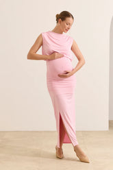 VESTIDO FAKE 2 PEÇAS MALHA JERSEY GESTANTE E AMAMENTAÇÃO